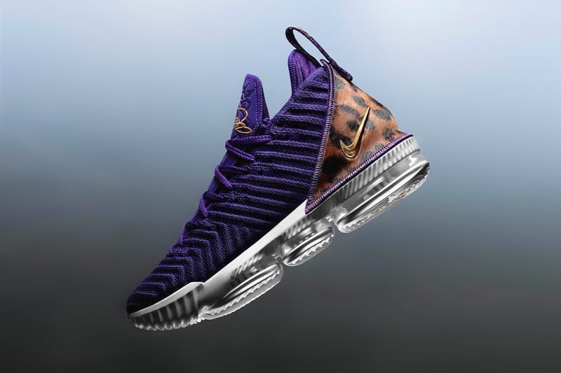 Lebron 16 shoes purple hotsell