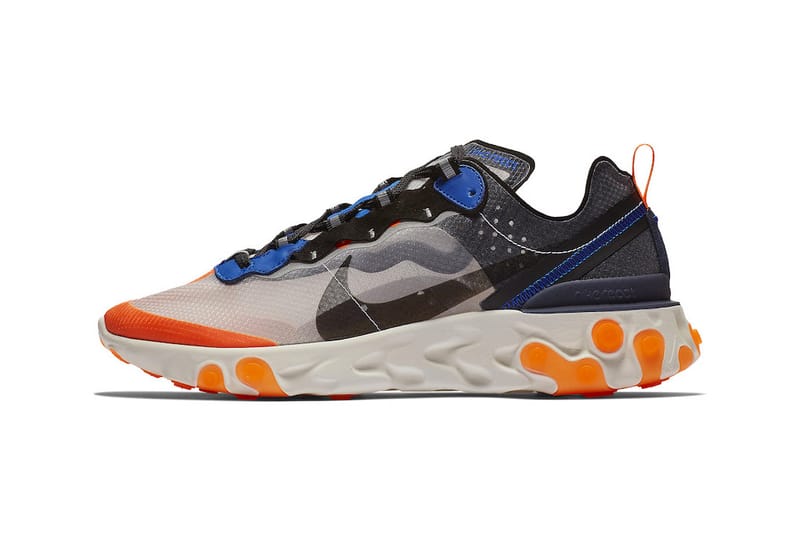 Nike react element 87 total orange cheap on feet