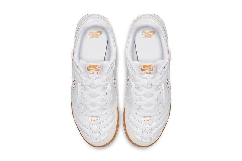 Nike sb best sale gato white gold