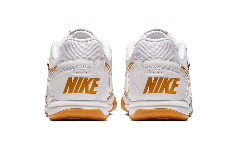 Nike sb gato deals white metallic gold