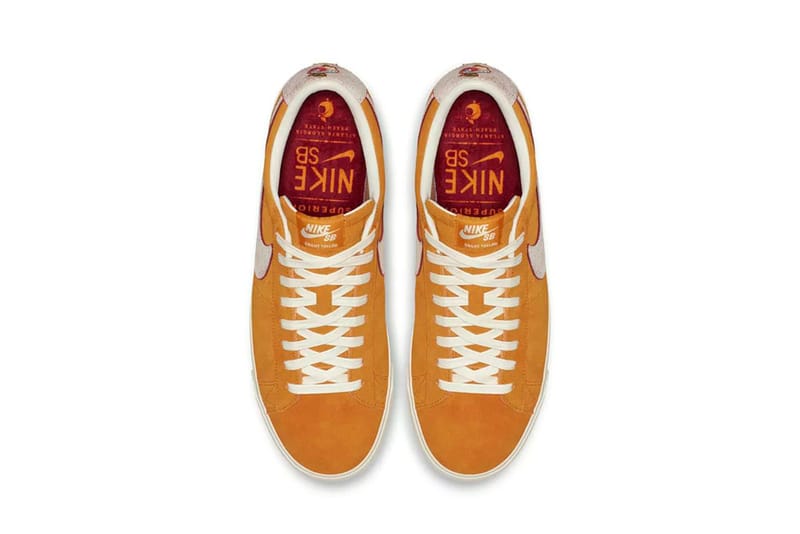 Nike sb blazer hot sale low bruised peach