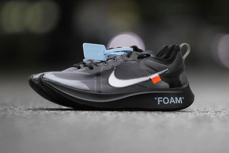 nike zoom fly off white release