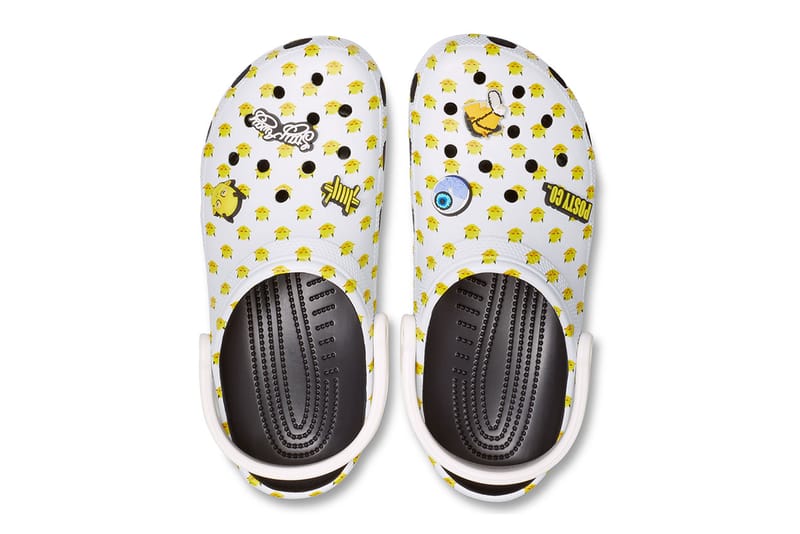 Post malone store white crocs