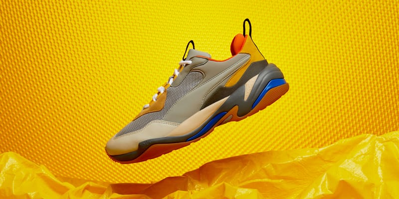 PUMA Thunder Spectra in Yellow, Blue & Orange | Hypebeast