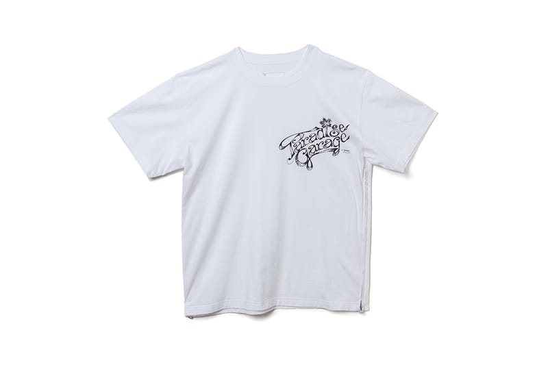 トップスsacai Paradise Garage サイドジップ Tシャツ ホワイト4