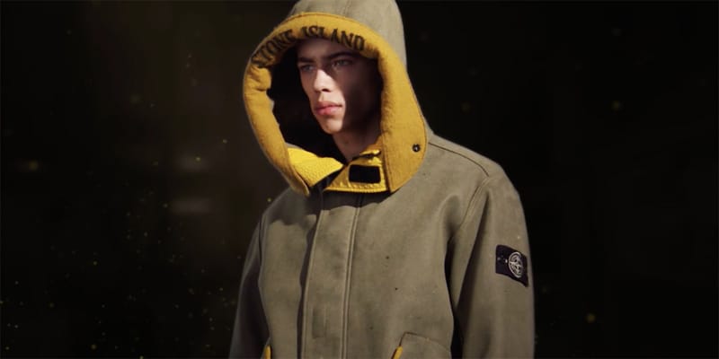 Stone island 2025 suede parka