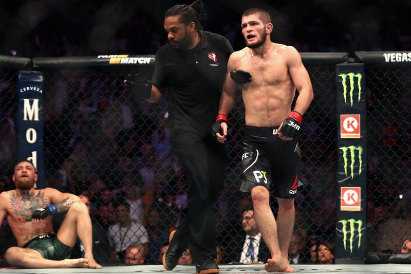 UFC 229 Nurmagomedov Defeats McGregor Ringside Brawl | Hypebeast