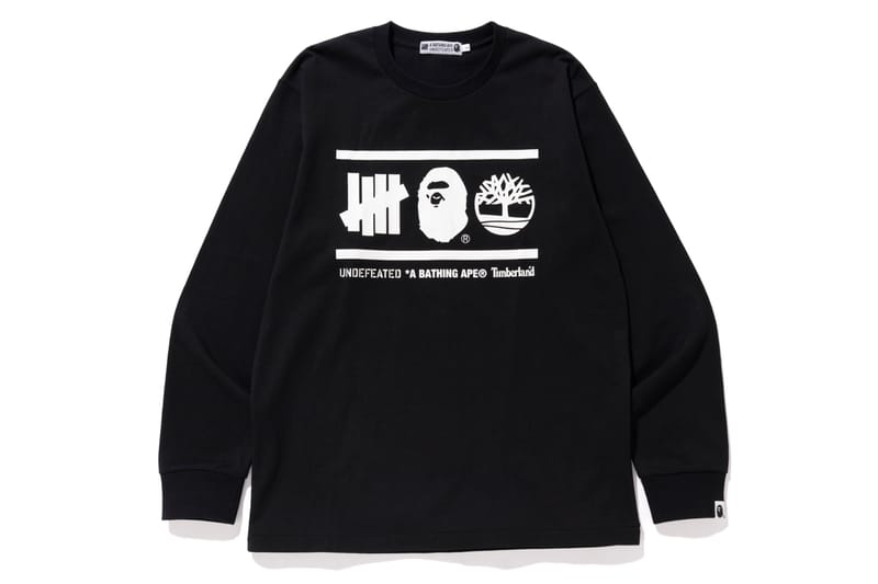 Bape x undefeated long sleeve hotsell