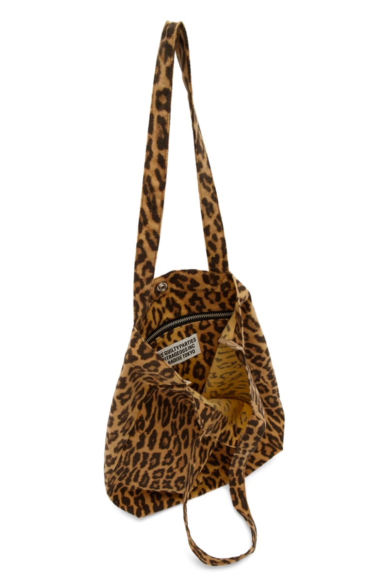 WACKO MARIA Unveils Leopard Print Tote Bag | Hypebeast