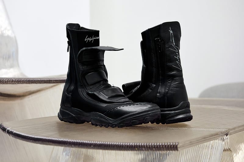 靴 black boots opium archive Archive Avant Garde Opium Black Leather Chelsea Boots Size