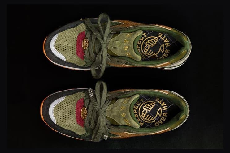 diadora n9002 24 kilates x mita x mighty crown respect over hate