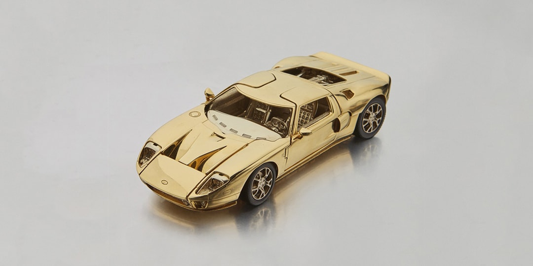 Sotheby’s выставляет на аукцион модель Ford GT из 18-каратного золота в масштабе 1/25