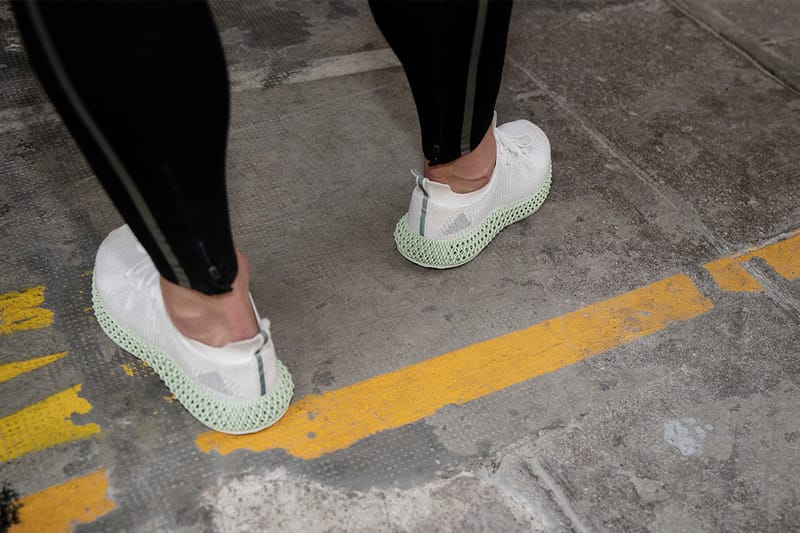 Adidas alphaedge 4d sale white on feet