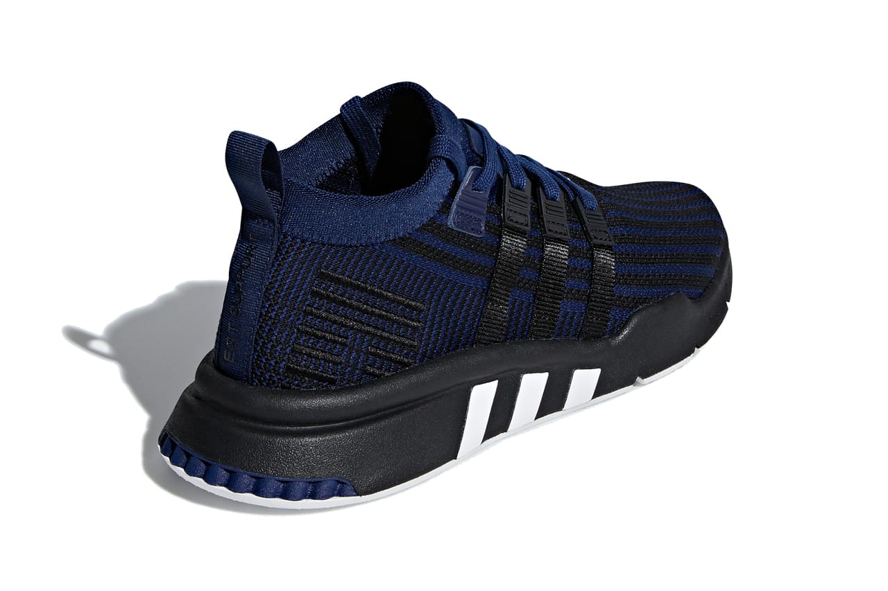 adidas EQT Support Mid ADV Black And Navy | Hypebeast