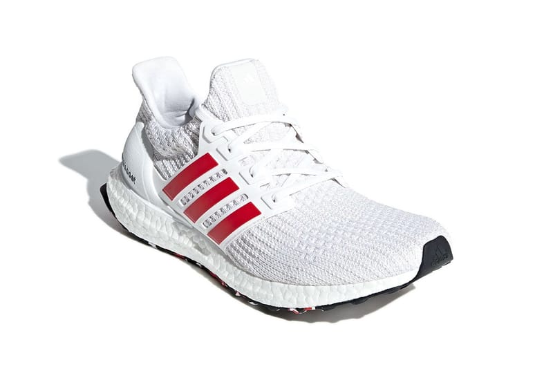 Ultra boost chalk discount white active red