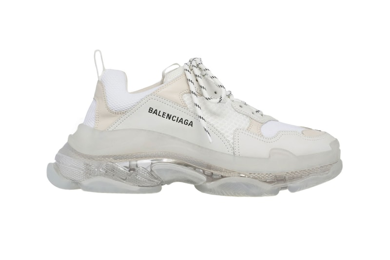 Balenciaga Triple S Clear Sole Sneakers | Hypebeast