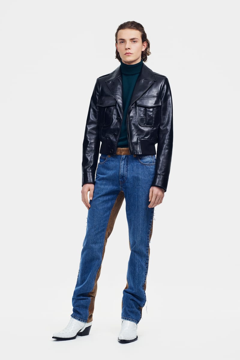 Calvin klein outlet 205w39nyc leather jacket