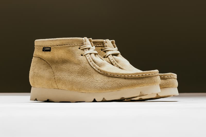 clarks x beams wallabee