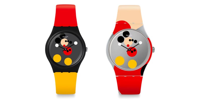 Damien Hirst x Swatch Mirror Spot Mickey Release Hypebeast