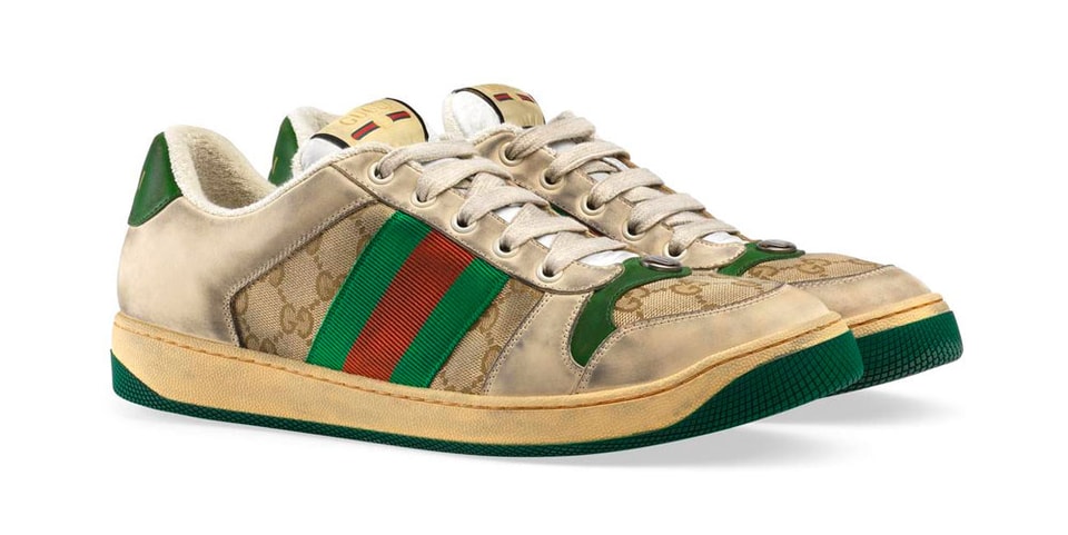 gucci distressed sneakers
