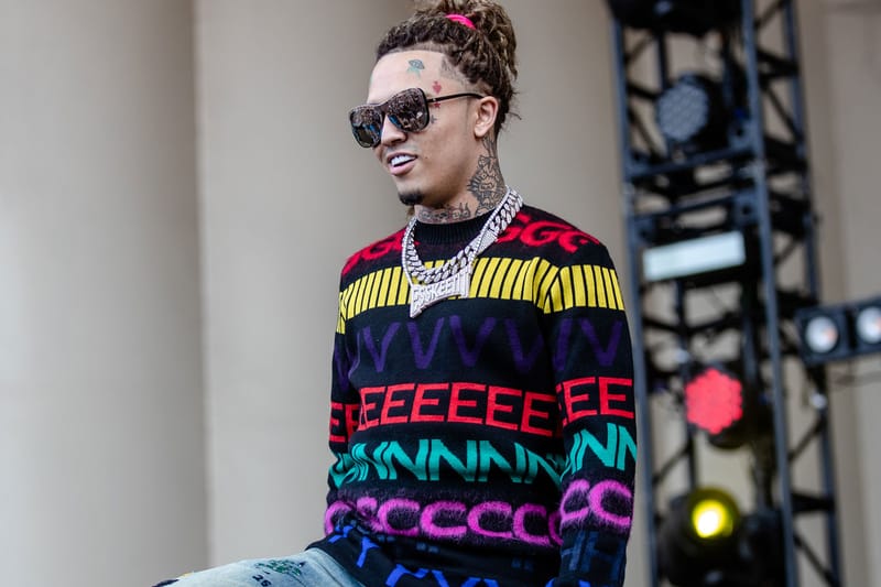 Lil pump shop gucci sweater