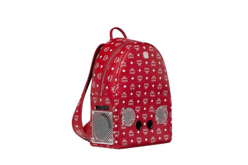 MCM Wizpak Stark Visetos Speaker Backpack Hypebeast