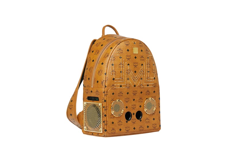 MCM Wizpak Stark Visetos Speaker Backpack Hypebeast