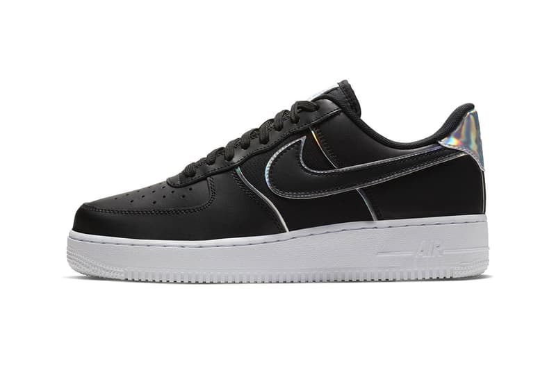 air force 1 iridescent black