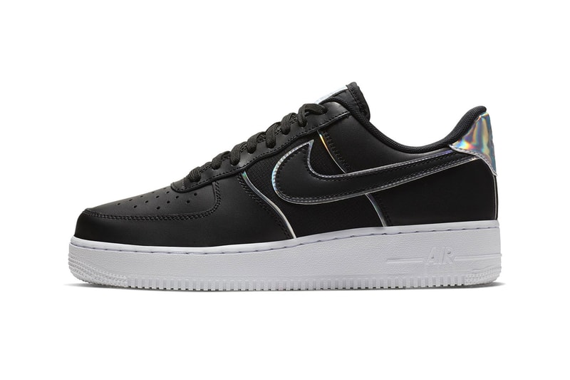black iridescent air force 1