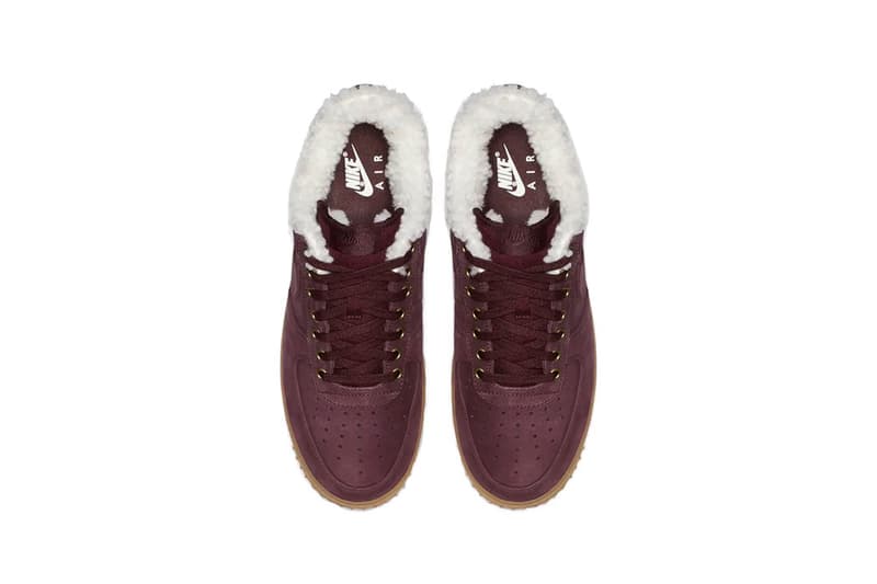 nike air force 1 burgundy gum