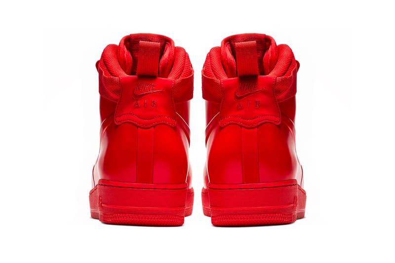 all red air force 1 foamposite