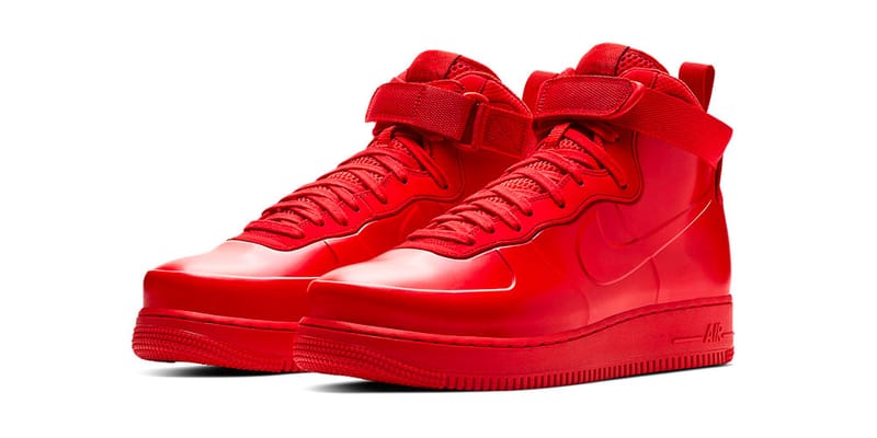 Nike air force 1 red high top hotsell