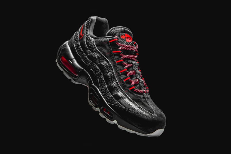 Nike air max 95 infrared black hotsell