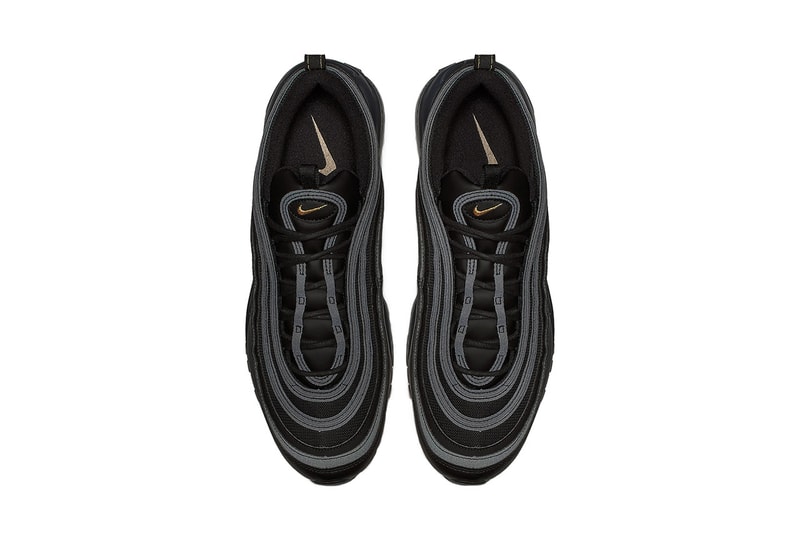 nike air max 97 qs black metallic gold white