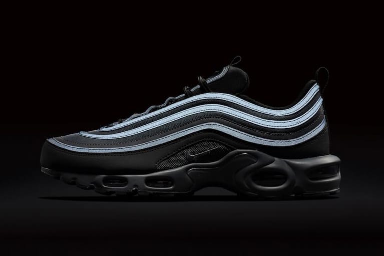 Nike air max 97 reflective black and white hotsell