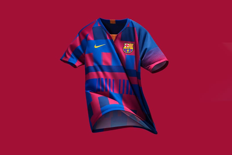 FC Barcelona x Nike 20th Anniversary Jersey Hypebeast