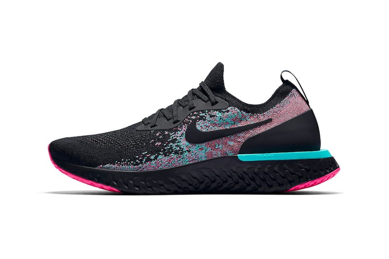 Nike epic react flyknit mens clearance pink