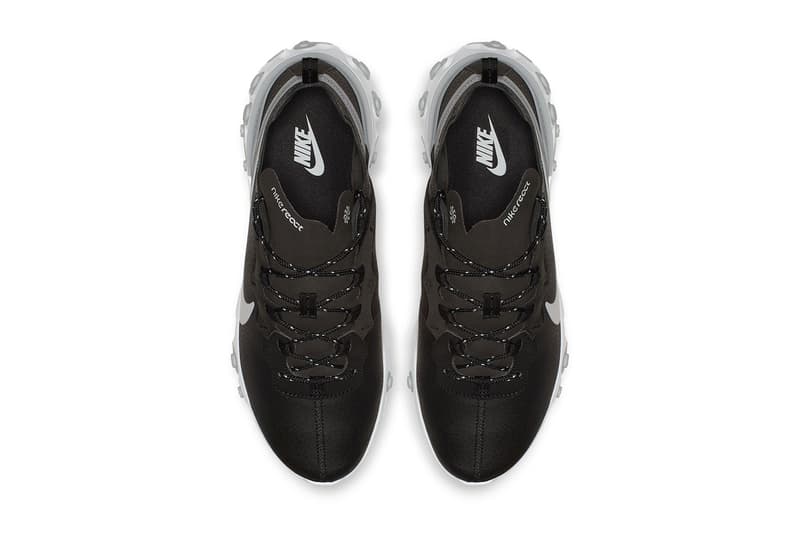 black and white react element 55
