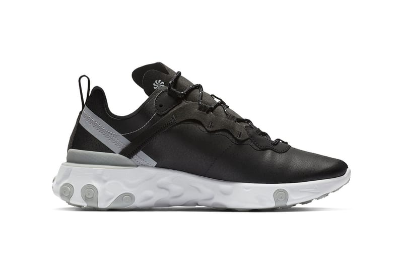 Nike react element store 55 beige white black