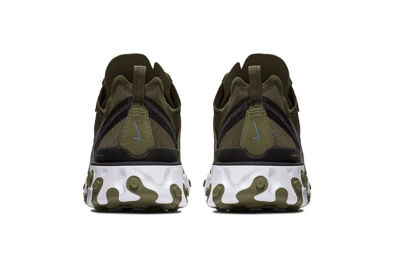 Nike react hot sale army green