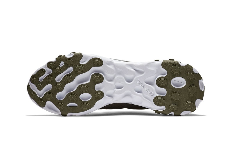 nike react element 55 medium olive