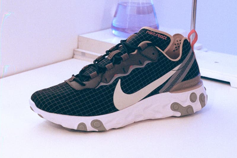 size? Exclusive x Nike React Element 55 Sneakers | HYPEBEAST