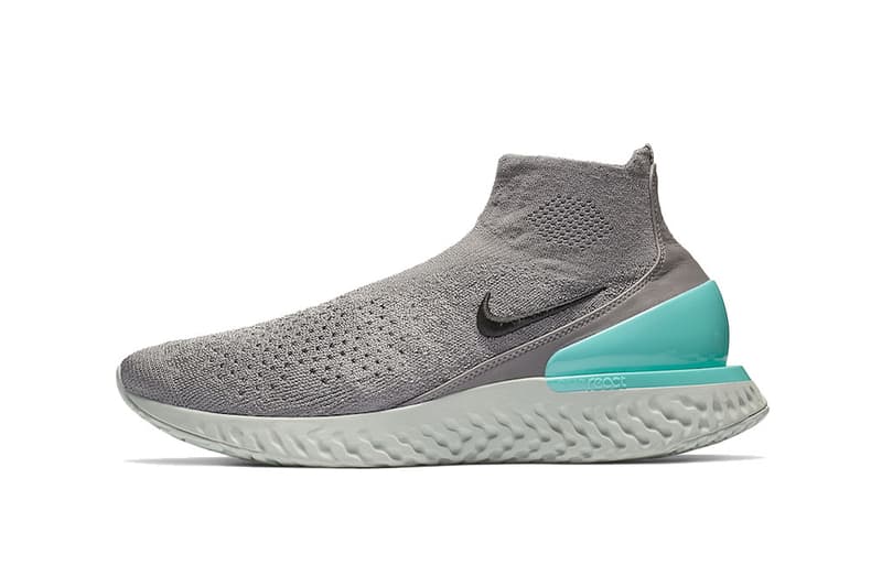 nike rise react flyknit trainers