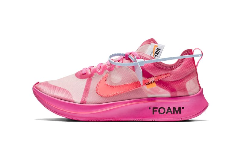 Off-White™ x Nike Zoom Fly Tulip Pink & Black | Hypebeast