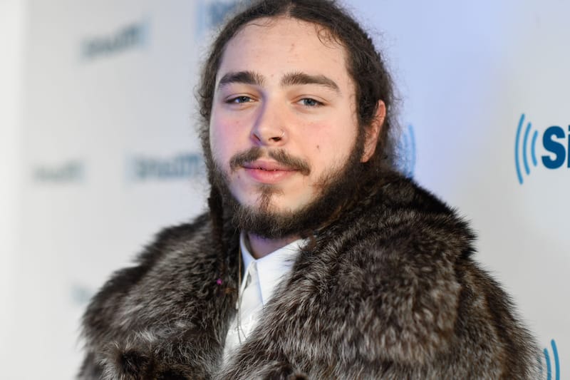 Post malone fur coat best sale