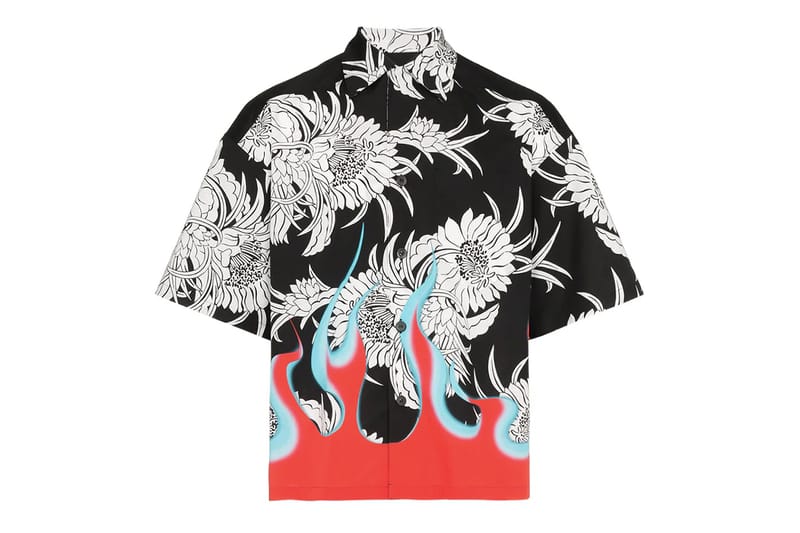 Prada flame outlet shirt