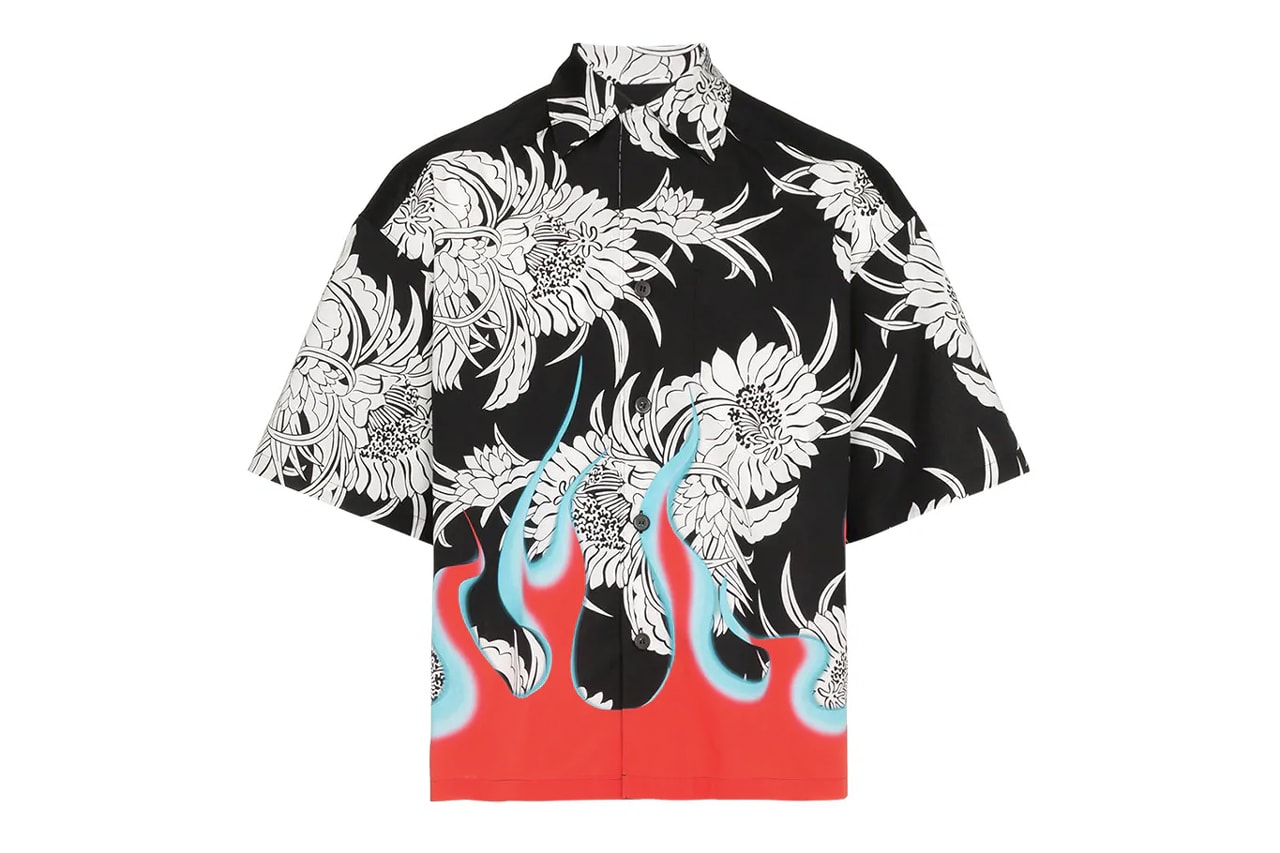 Prada Poplin Dahlia Flame/Flowers Shirt Giveaway | Hypebeast