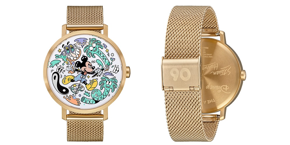 Игривая графика Стивена Харрингтона украшает часы Disney x Nixon «Mickey the True Original»