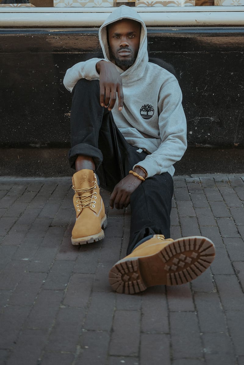 Men wearing clearance timberland