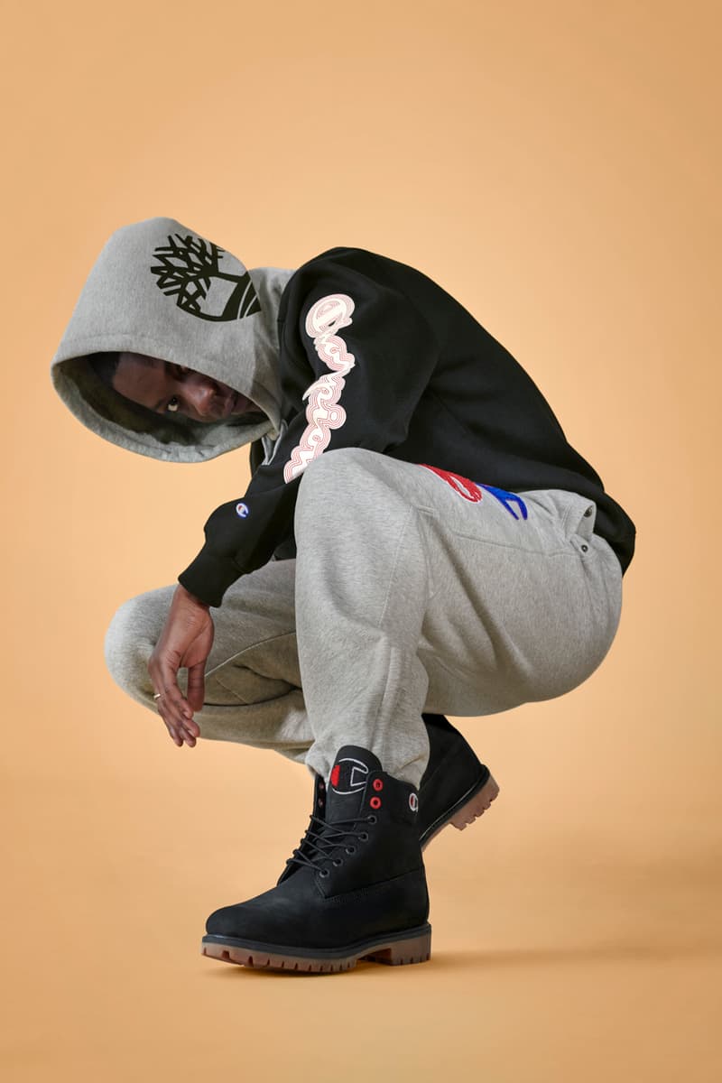champion timberland boots
